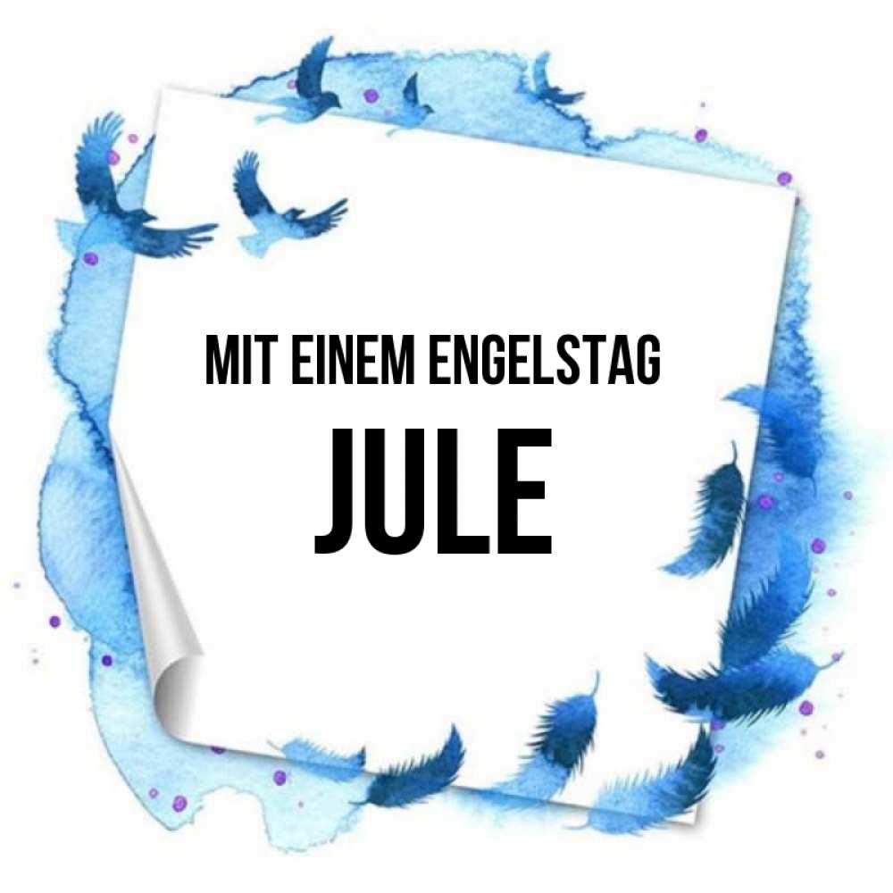 Картинка Mit einem Engelstag, Jule