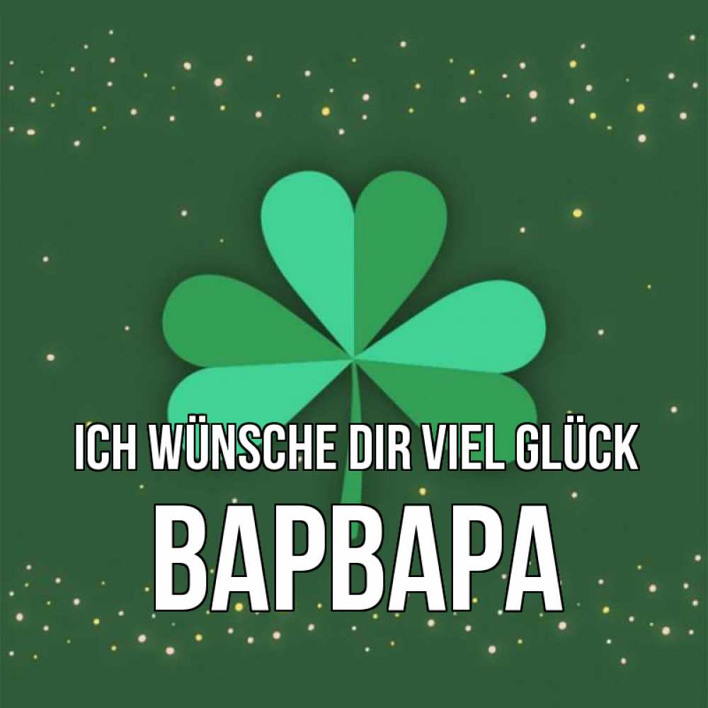 Открытка на каждый день с именем, Варвара Ich wünsche dir viel Glück лист клевера Прикольная открытка с пожеланием онлайн скачать бесплатно 