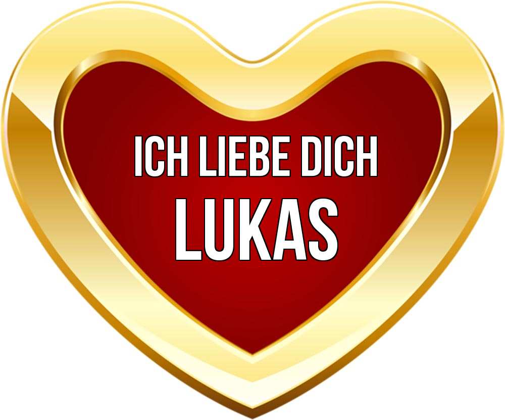 Открытка на каждый день с именем, Lukas Ich liebe dich из краски Прикольная открытка с пожеланием онлайн скачать бесплатно 