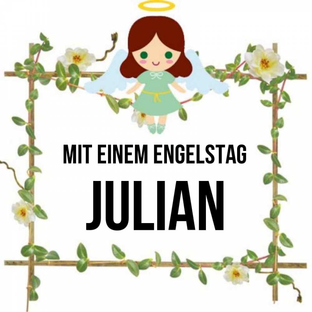 Картинка Mit einem Engelstag, Julian