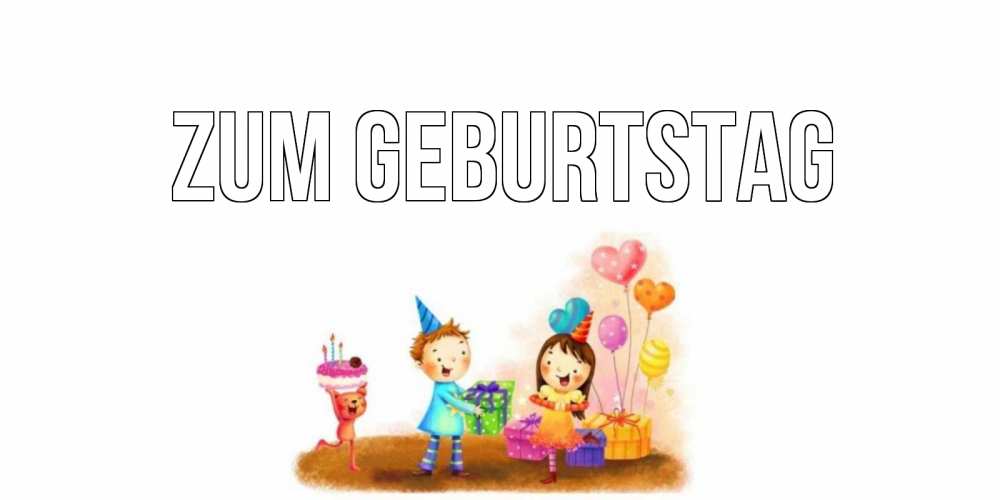 Картинка Zum Geburtstag, 