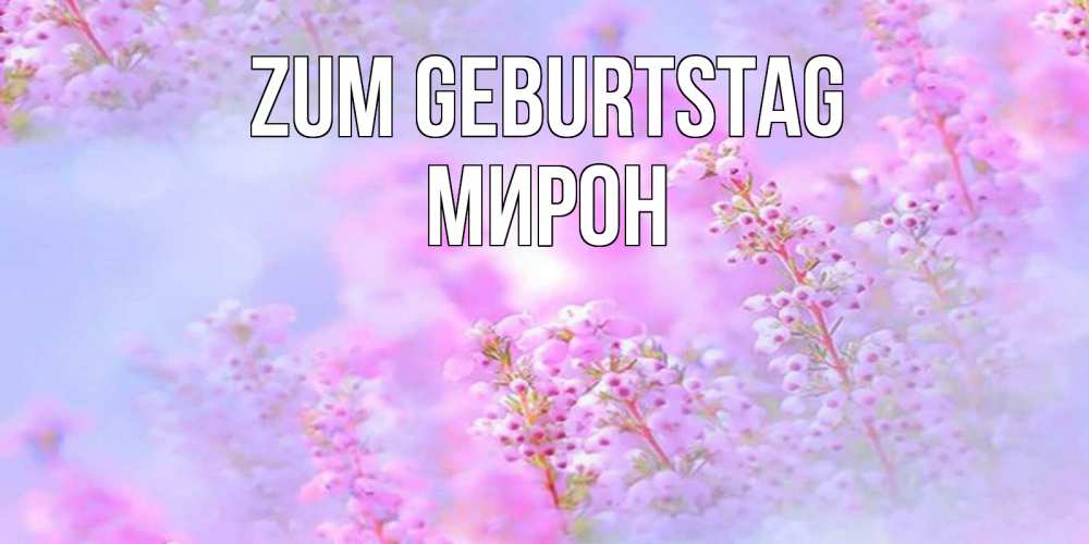 Картинка Zum Geburtstag, Мирон