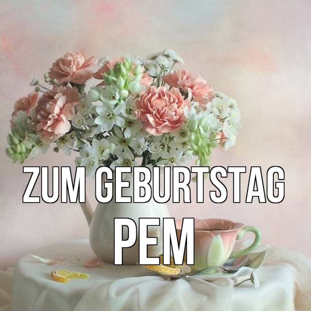 Картинка Zum Geburtstag, Рем