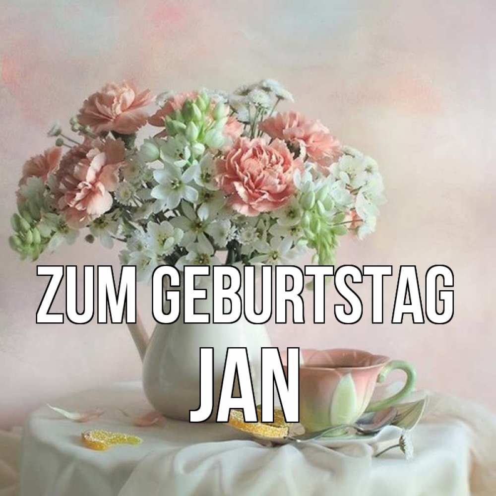 Картинка Zum Geburtstag, Jan
