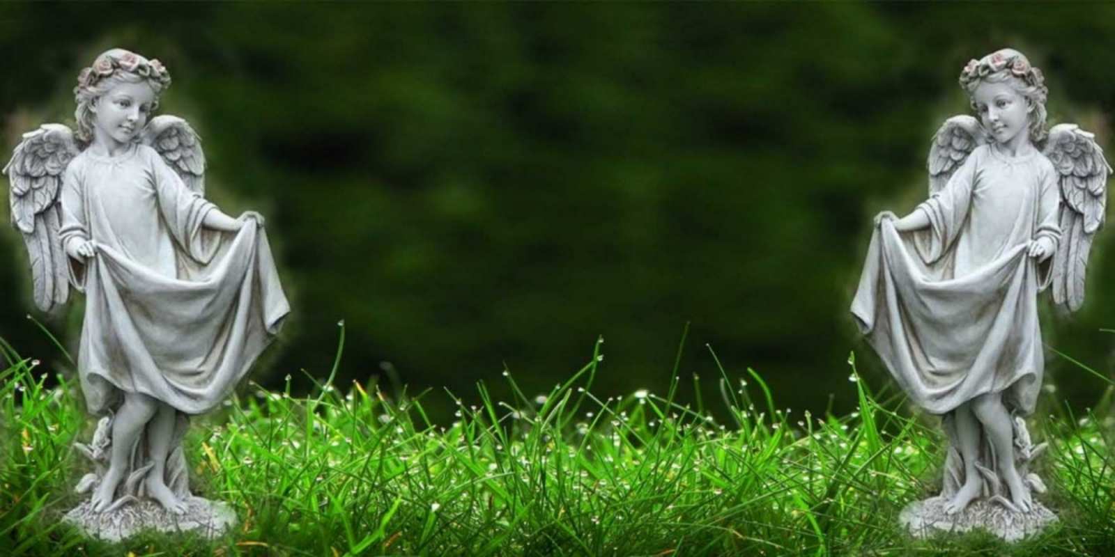 Открытка Открытки на день ангела с девушкой на небе небо, ангел, девушка Mit einem Engelstag 