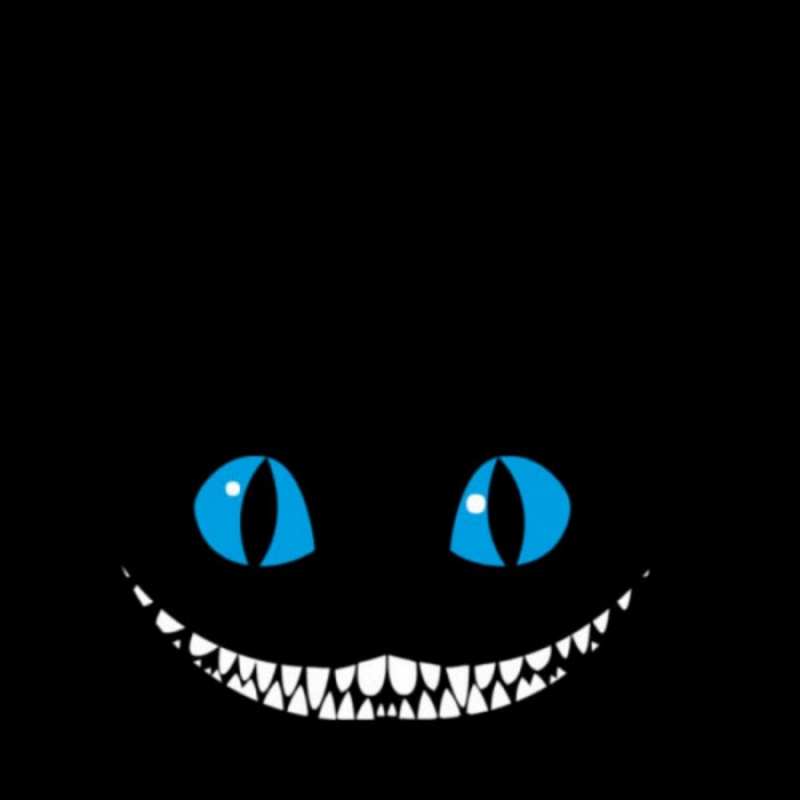 Открытка чеширский кот и утречко  голубые глаза и зубки  Guten Morgen 