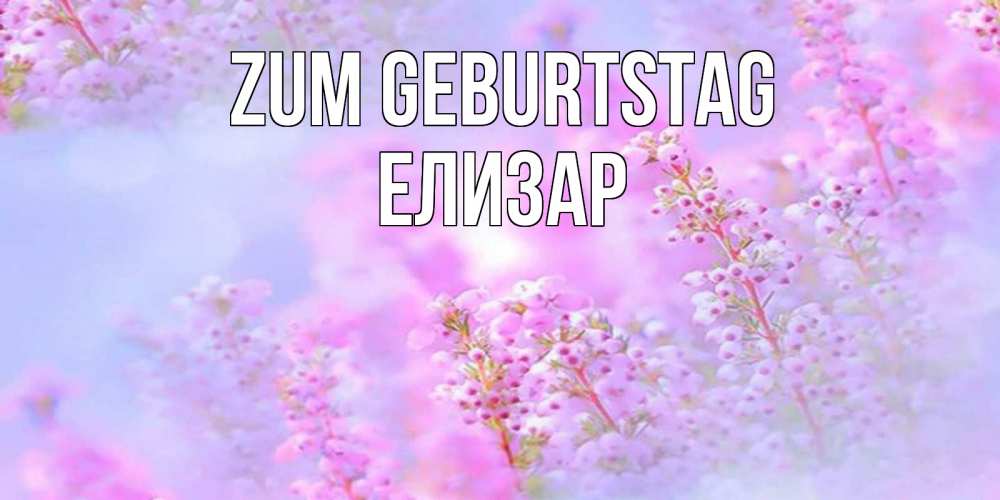 Картинка Zum Geburtstag, Елизар