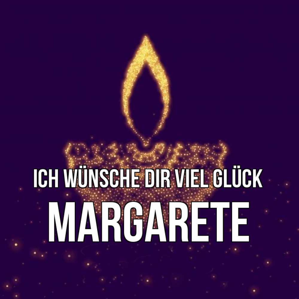 Открытка на каждый день с именем, Margarete Ich wünsche dir viel Glück пусть повезет 2 Прикольная открытка с пожеланием онлайн скачать бесплатно 