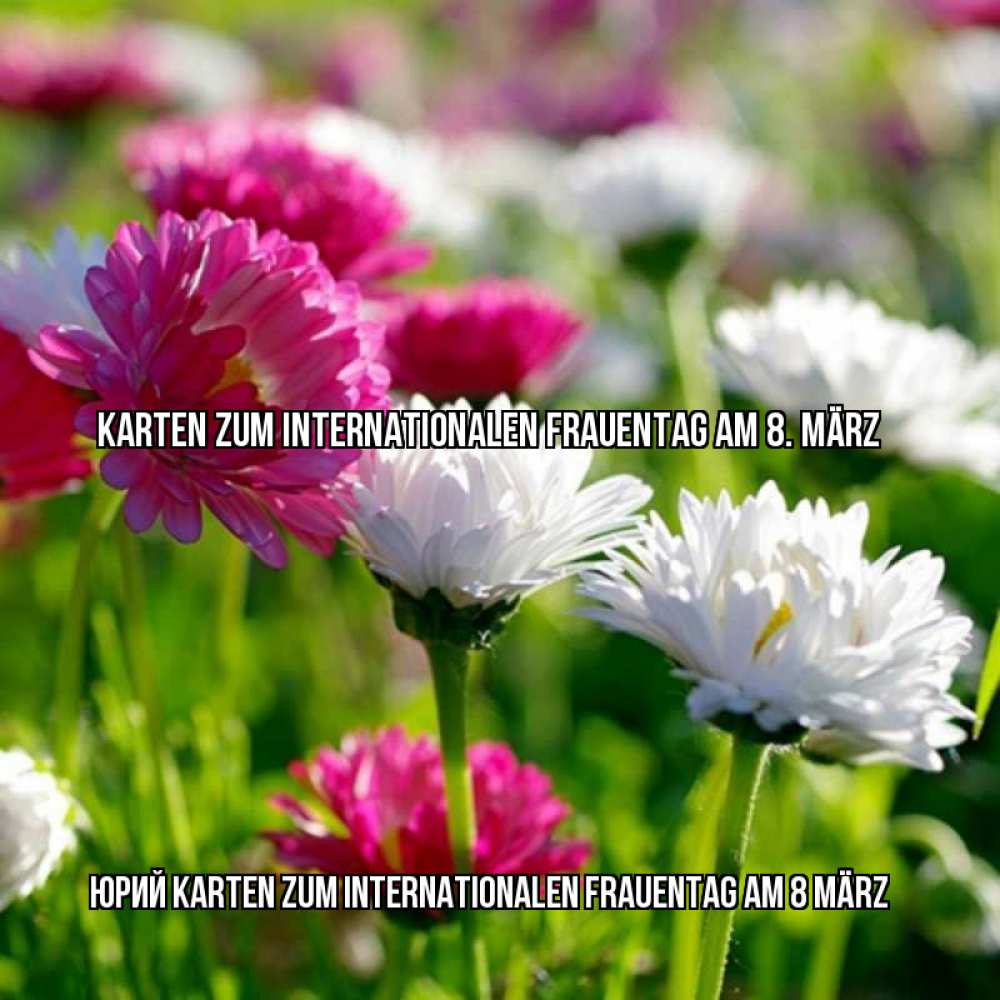 Картинка Karten zum Internationalen Frauentag am 8. März, Юрий