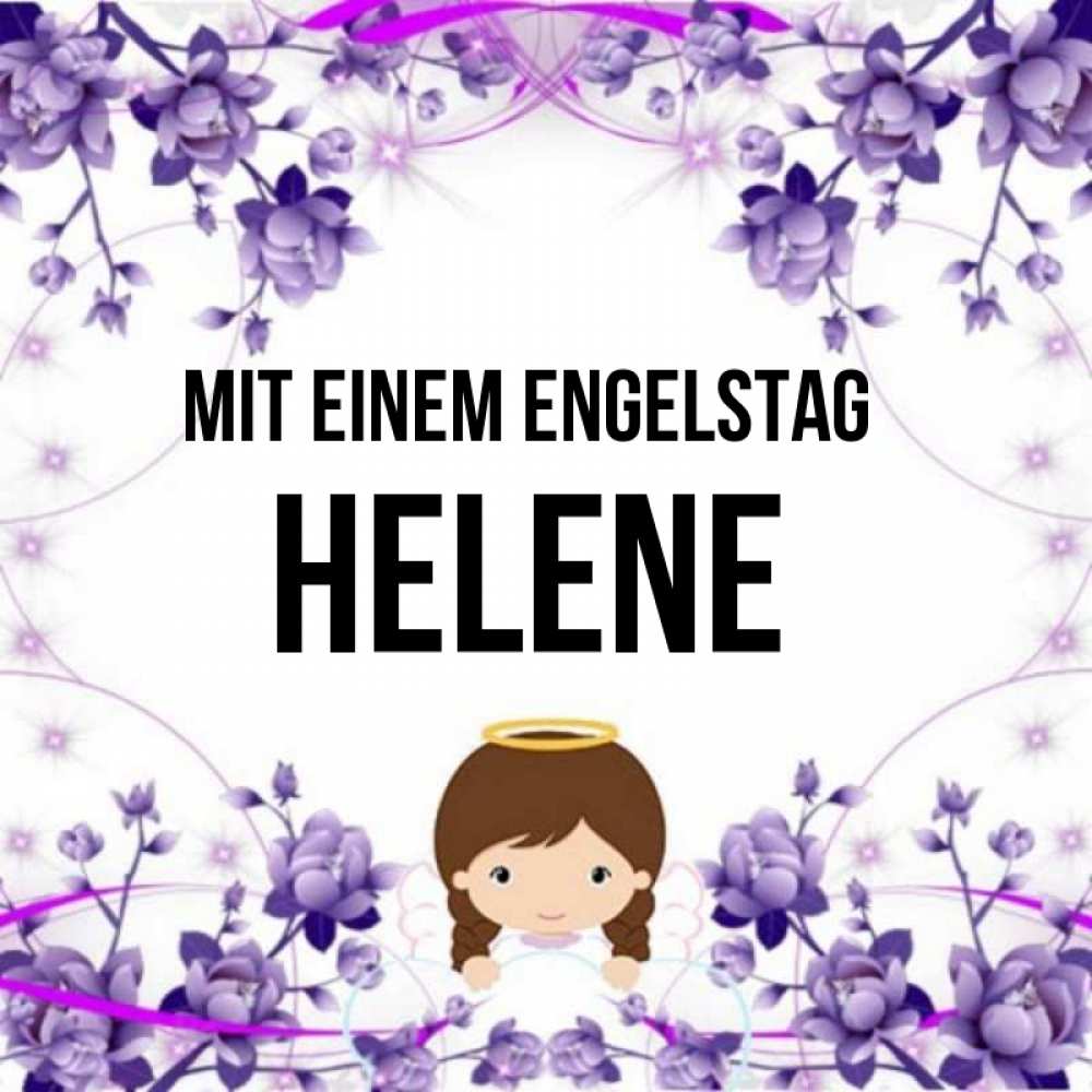 Картинка Mit einem Engelstag, Helene