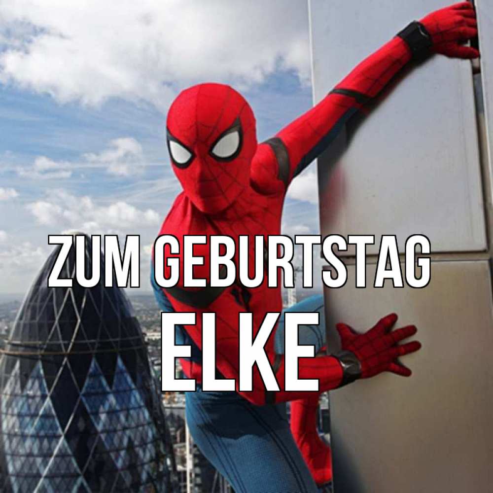 Открытка на каждый день с именем, Elke Zum Geburtstag Марвел Прикольная открытка с пожеланием онлайн скачать бесплатно 