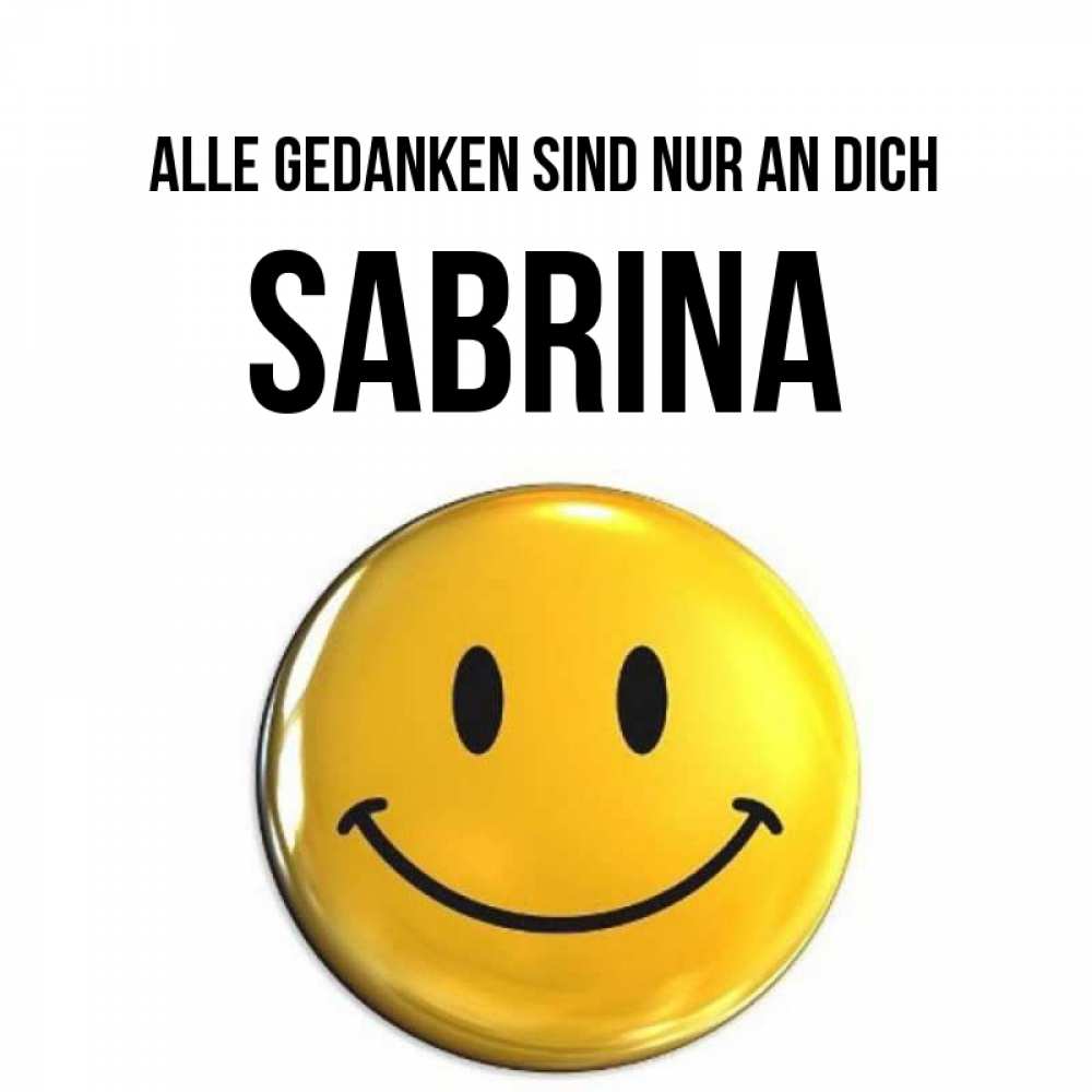Картинка Alle Gedanken sind nur an dich, Sabrina