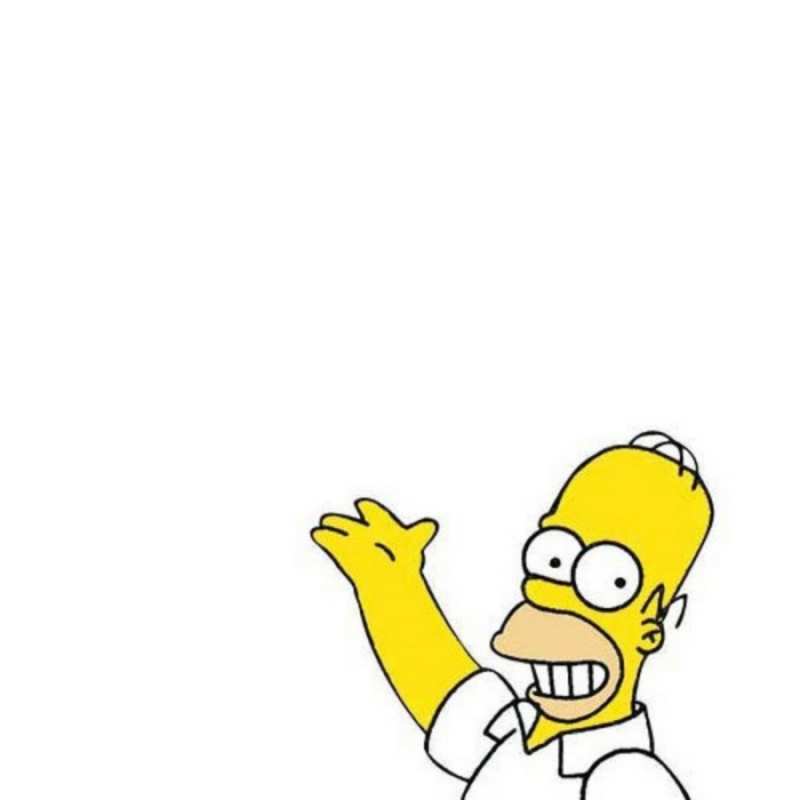 Открытка приветик от Гомера  Симпсоны  Hallo 