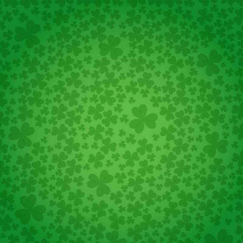 Открытка листья клевера на фоне  много листочков на удачу  Ich wünsche dir viel Glück 