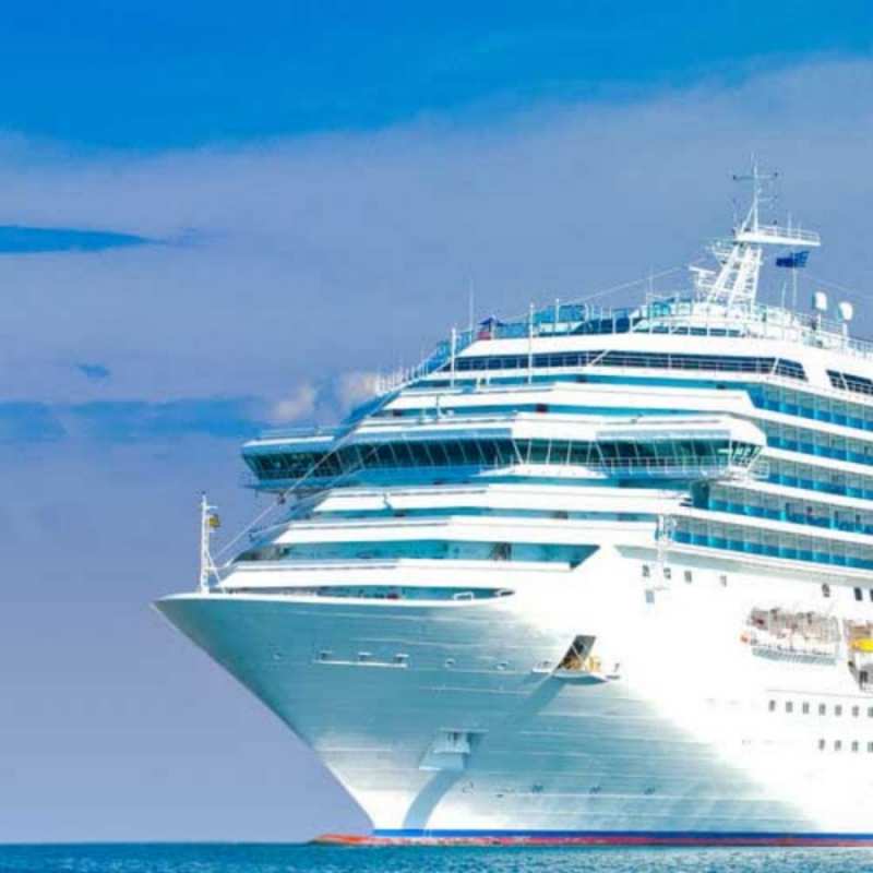 Открытка круизный лайнер в пути огромный лайнер Gute Reise 