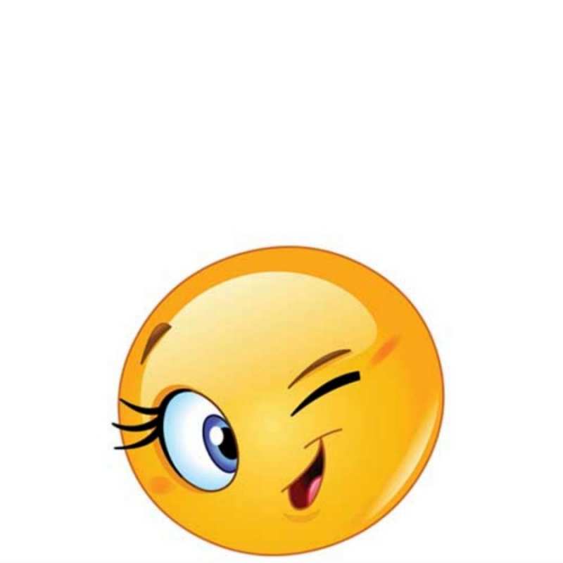 Открытка смайл подмигивает и выражает благодарность открытка с подмигивающим смайлом Danke 