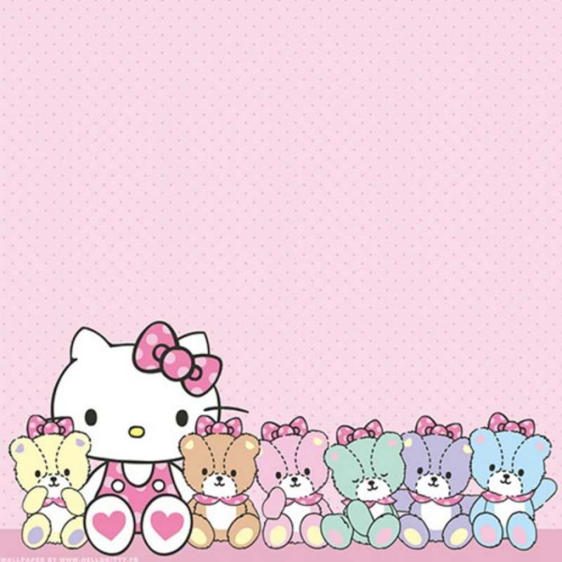 Открытка Хелло Китти  Мишки  Mit Jubiläum 