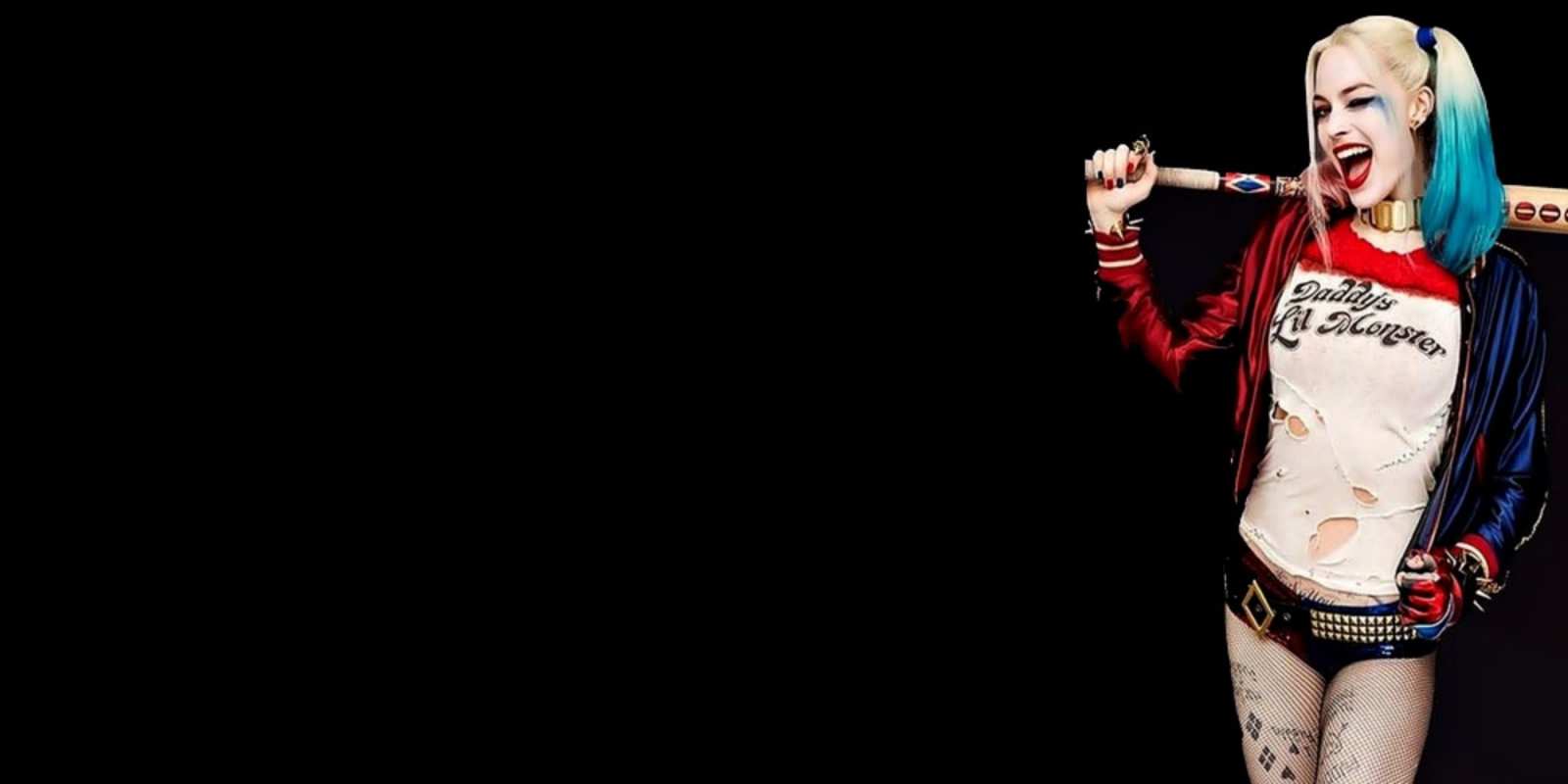 Открытка харли квинн улыбнись пожелания быть позитивным Lächle 