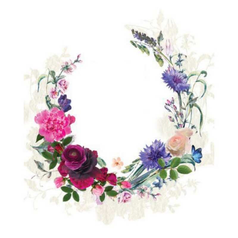 Открытка Прелестная поздравительная открытка к юбилею Открытка для родных на праздничный день из цветов Mit Jubiläum 