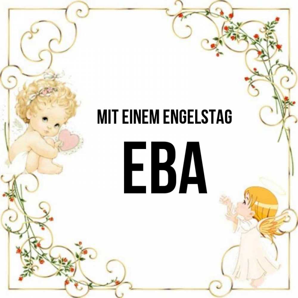 Картинка Mit einem Engelstag, Ева