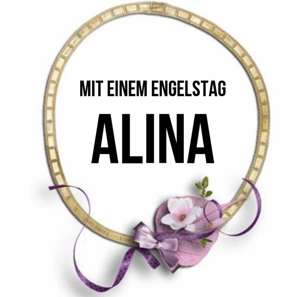 Картинка Mit einem Engelstag, Alina