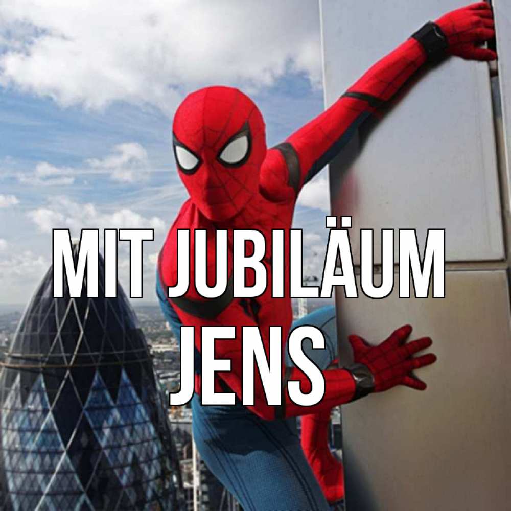 Открытка на каждый день с именем, Jens Mit Jubiläum Марвел Прикольная открытка с пожеланием онлайн скачать бесплатно 