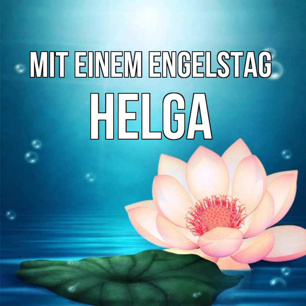 Картинка Mit einem Engelstag, Helga
