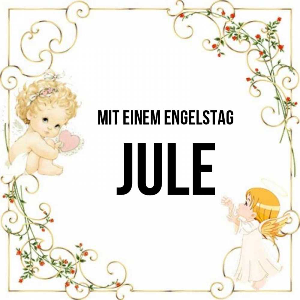 Картинка Mit einem Engelstag, Jule