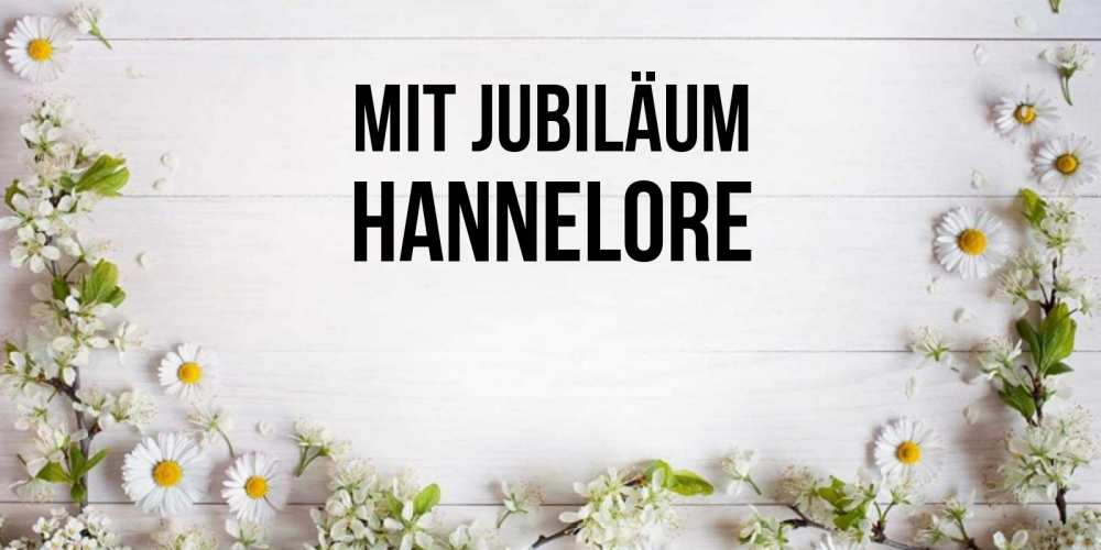 Открытка на каждый день с именем, Hannelore Mit Jubiläum Воздушные шары Прикольная открытка с пожеланием онлайн скачать бесплатно 