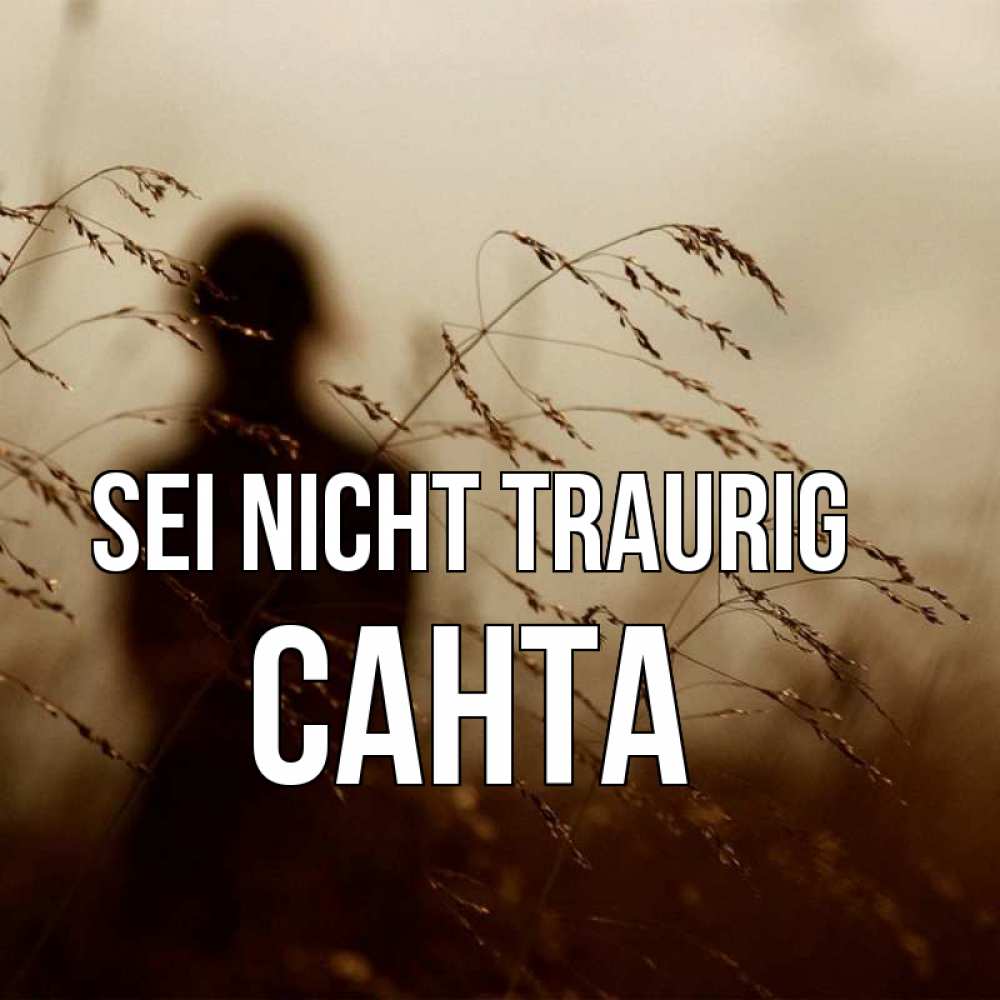 Открытка на каждый день с именем, Санта Sei nicht traurig грусть Прикольная открытка с пожеланием онлайн скачать бесплатно 