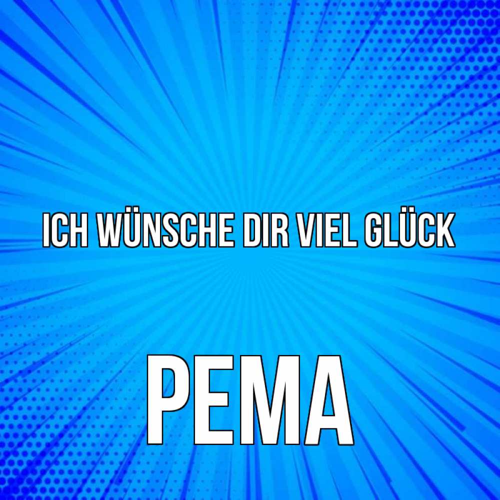 Открытка на каждый день с именем, Рема Ich wünsche dir viel Glück на удачу Прикольная открытка с пожеланием онлайн скачать бесплатно 