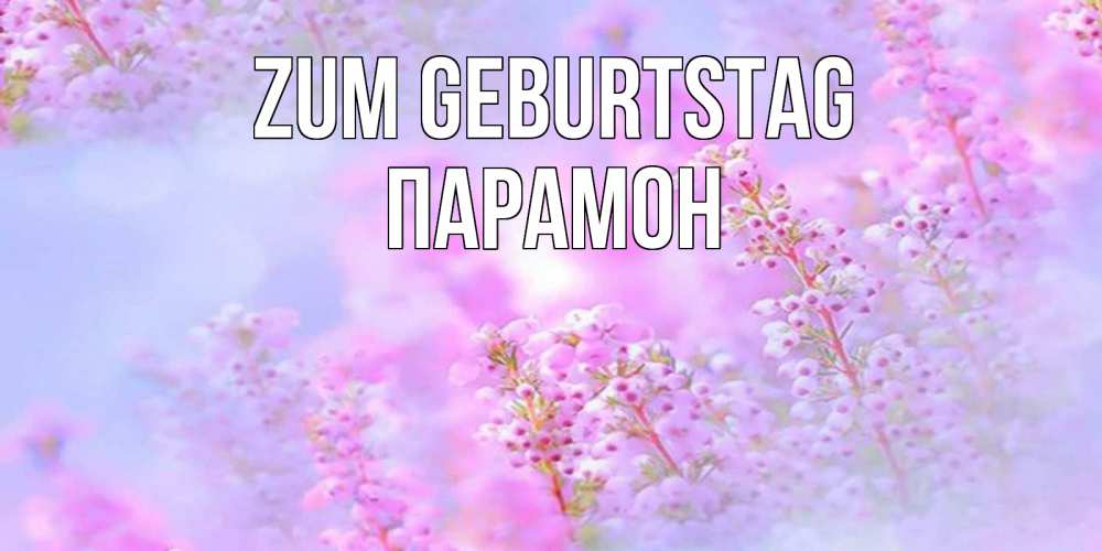 Картинка Zum Geburtstag, Парамон