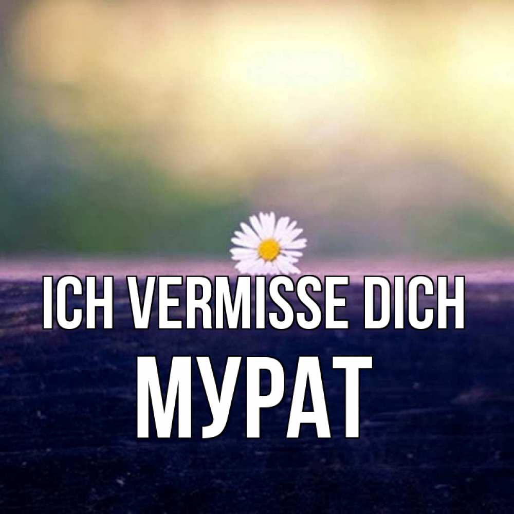 Открытка на каждый день с именем, Мурат Ich vermisse dich приходи в гости Прикольная открытка с пожеланием онлайн скачать бесплатно 