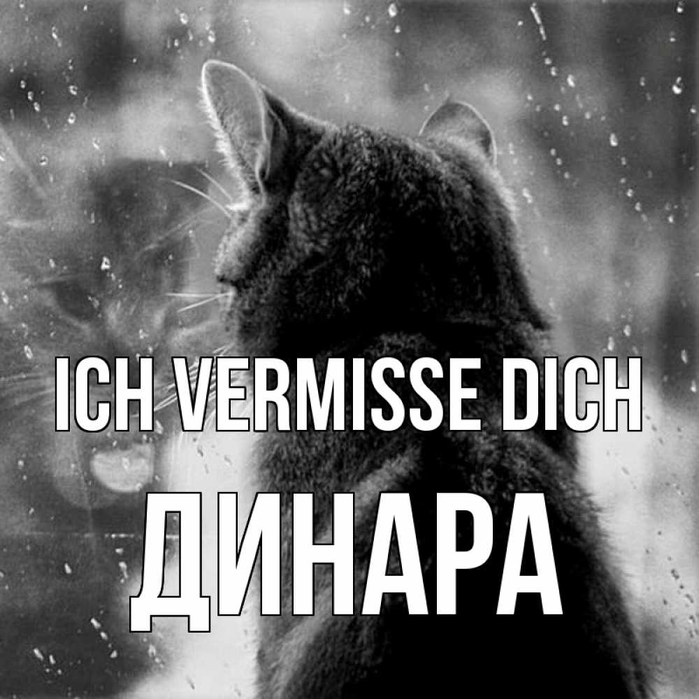 Открытка на каждый день с именем, Динара Ich vermisse dich скорее ко мне приходи 1 Прикольная открытка с пожеланием онлайн скачать бесплатно 