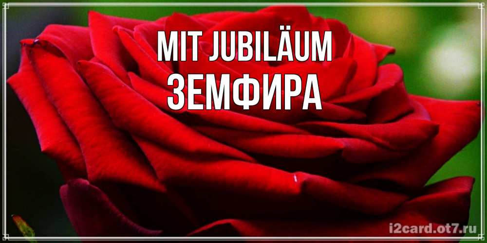 Открытка на каждый день с именем, Земфира Mit Jubiläum розочка очень красивая Прикольная открытка с пожеланием онлайн скачать бесплатно 