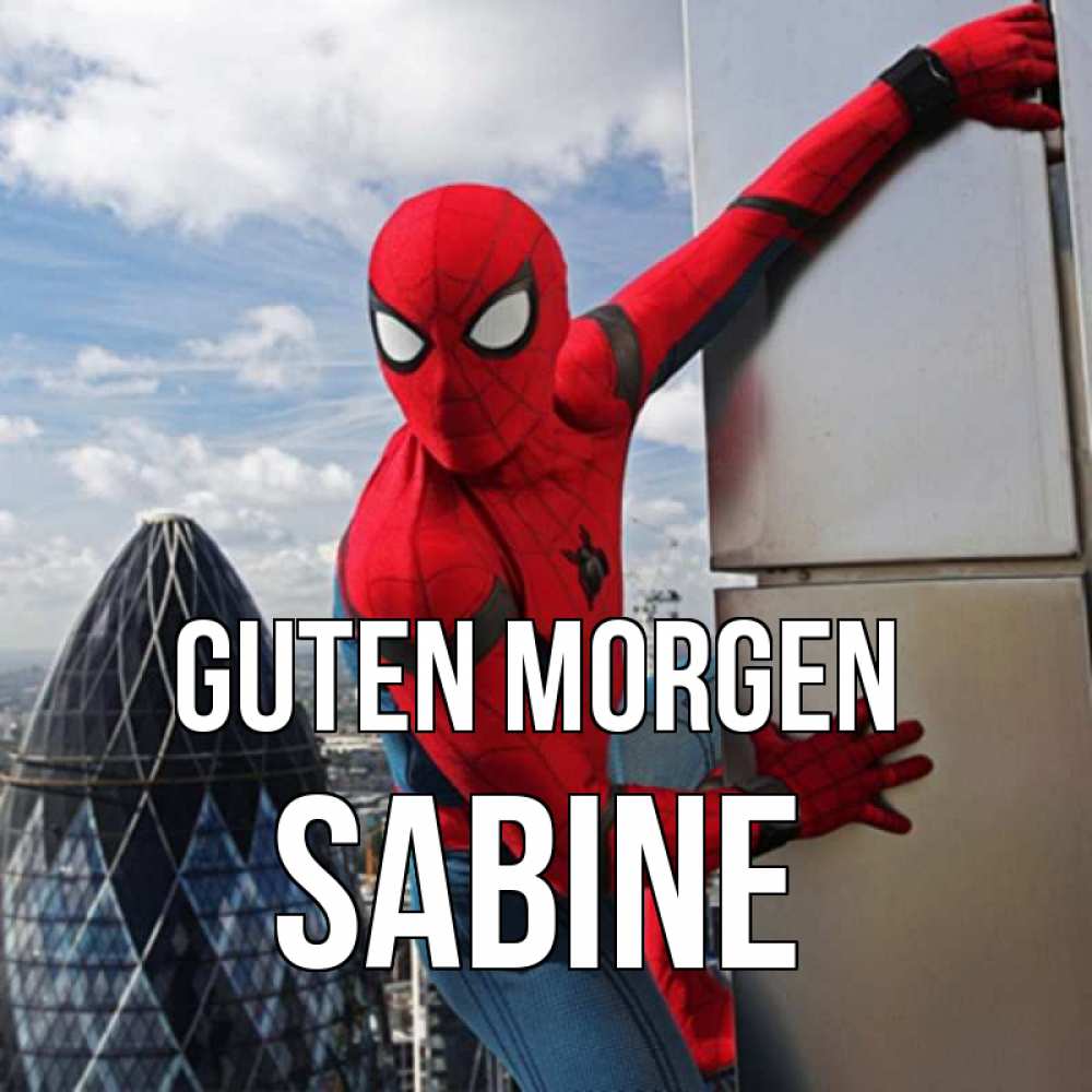 Открытка на каждый день с именем, Sabine Guten Morgen марвел герои Прикольная открытка с пожеланием онлайн скачать бесплатно 