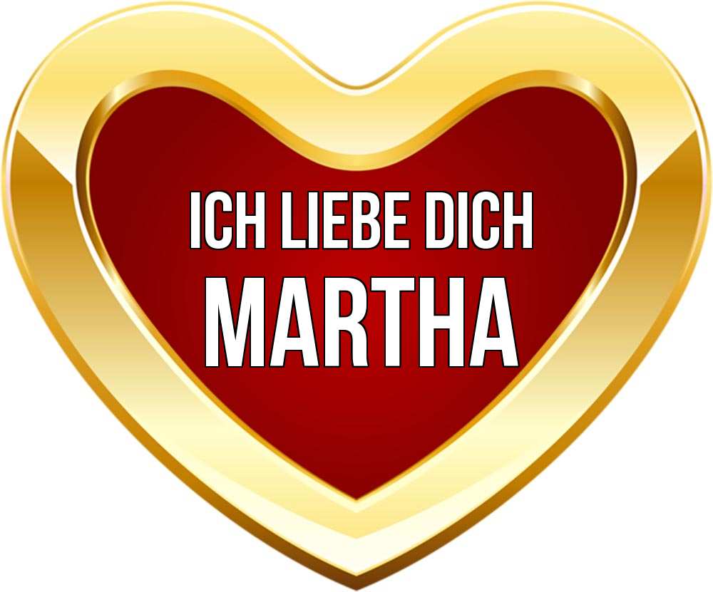 Открытка на каждый день с именем, Martha Ich liebe dich из краски Прикольная открытка с пожеланием онлайн скачать бесплатно 