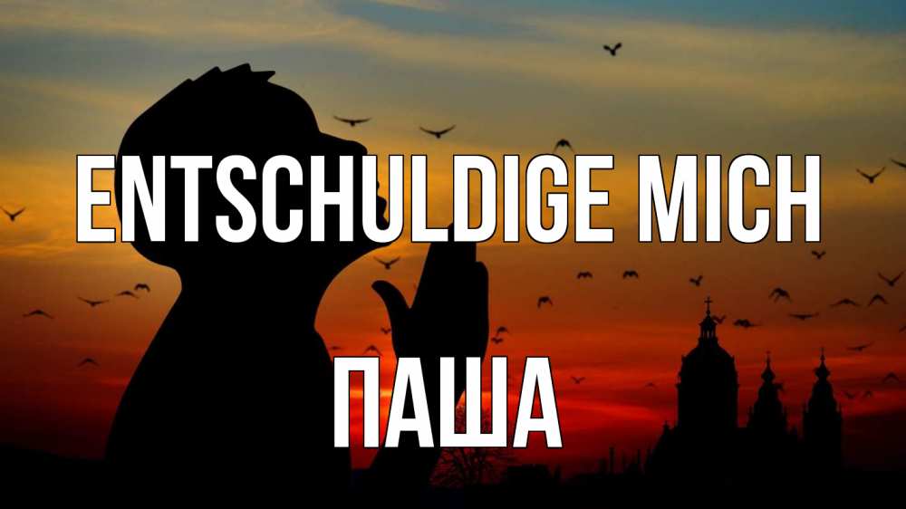 Открытка на каждый день с именем, Паша Entschuldige mich прошу прощения Прикольная открытка с пожеланием онлайн скачать бесплатно 