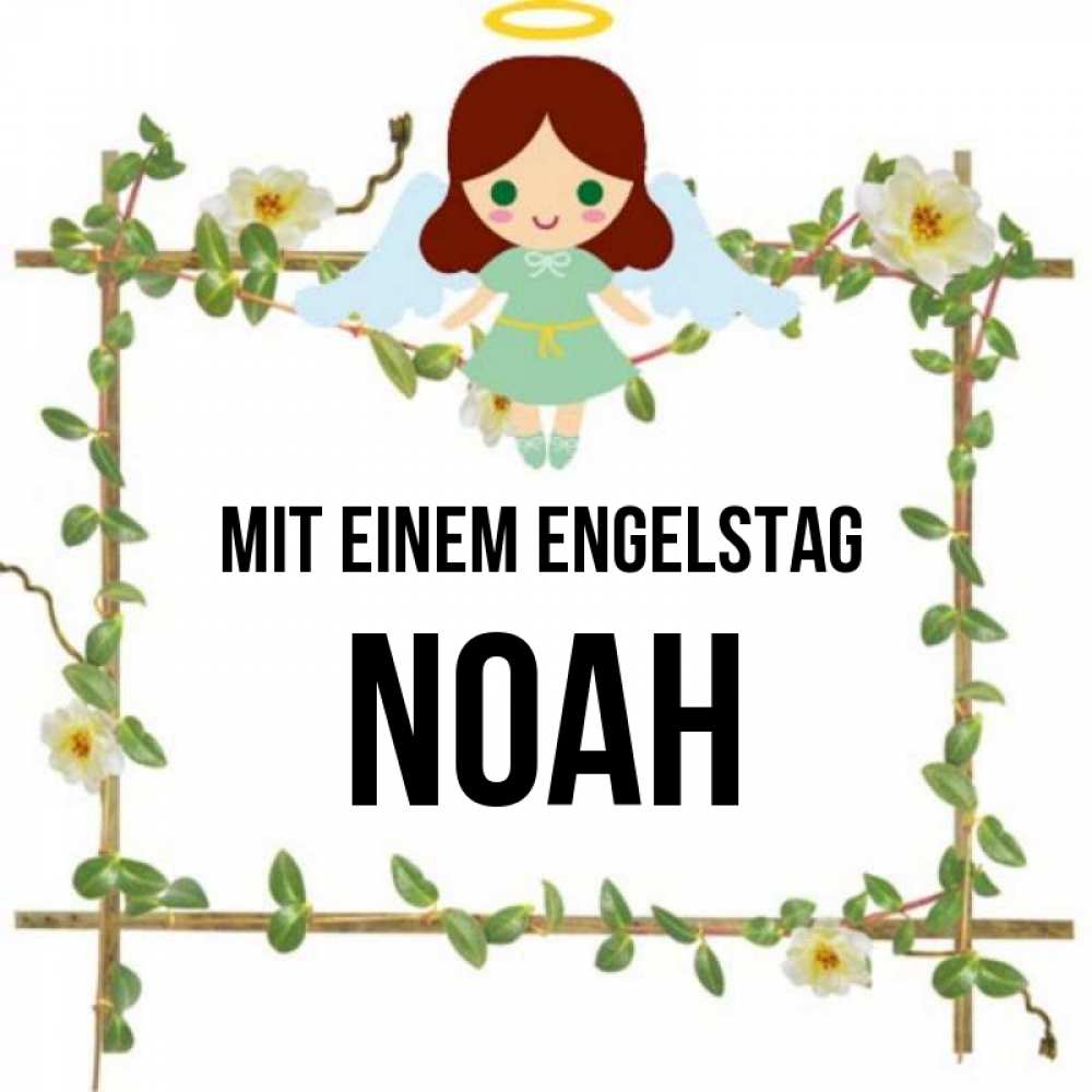 Картинка Mit einem Engelstag, Noah