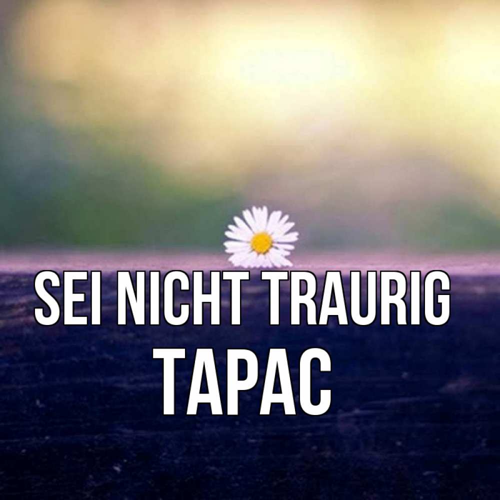 Открытка на каждый день с именем, Тарас Sei nicht traurig красота Прикольная открытка с пожеланием онлайн скачать бесплатно 