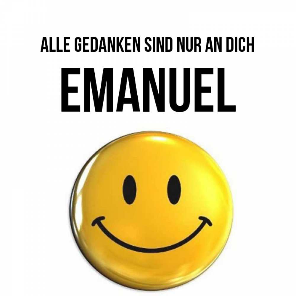Картинка Alle Gedanken sind nur an dich, Emanuel