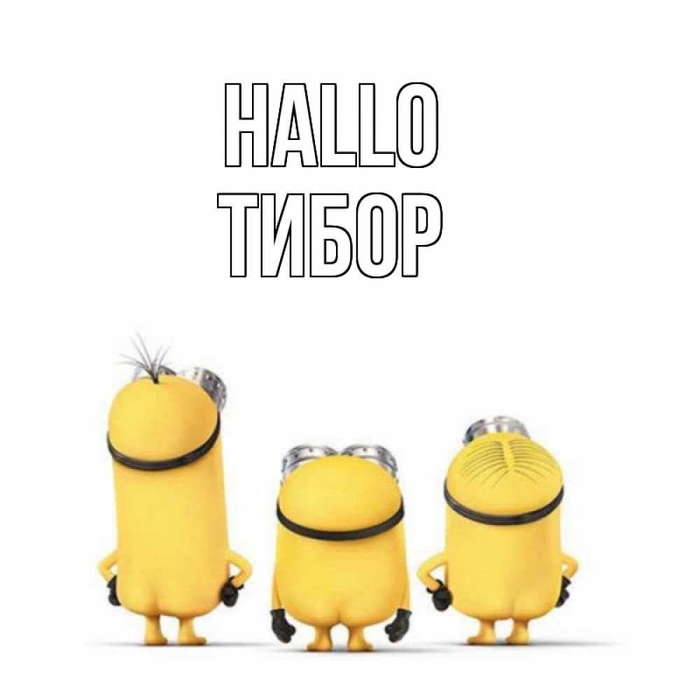 Открытка на каждый день с именем, Тибор Hallo приветики Прикольная открытка с пожеланием онлайн скачать бесплатно 