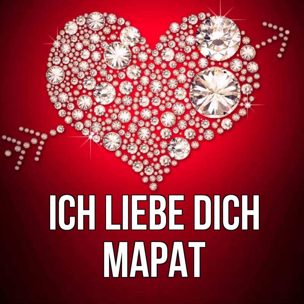 Открытка на каждый день с именем, Марат Ich liebe dich стрела купидона Прикольная открытка с пожеланием онлайн скачать бесплатно 