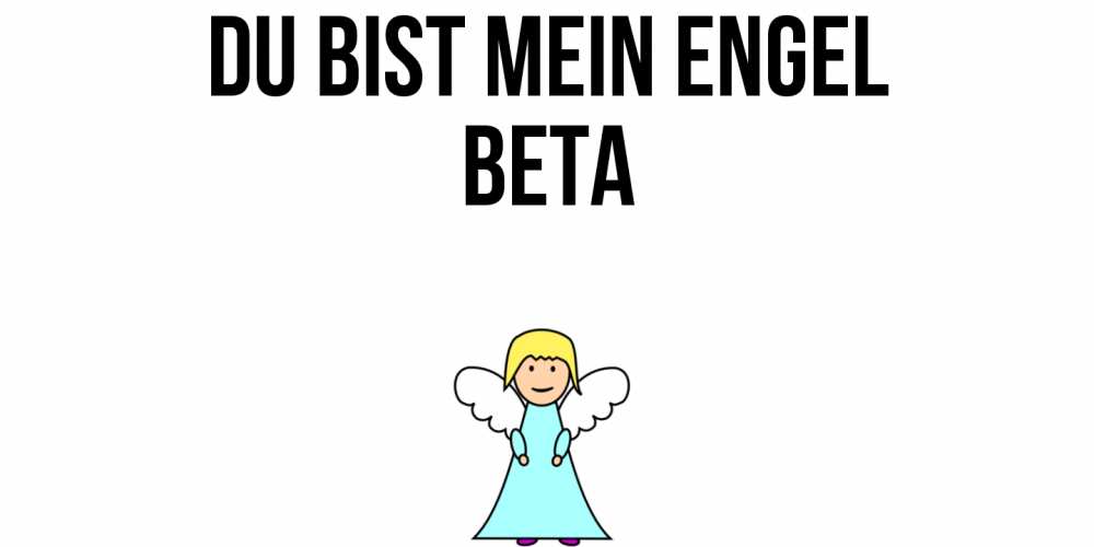 Открытка на каждый день с именем, Вета Du bist mein Engel ангел Прикольная открытка с пожеланием онлайн скачать бесплатно 
