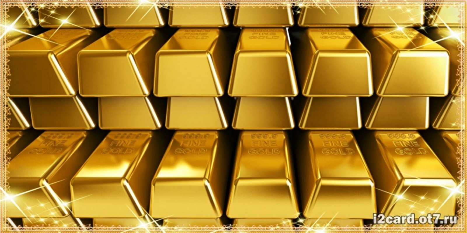 Открытка золото на день рождения для богатства открытки с пожеланиями финансовой стабильности Mit Jubiläum 