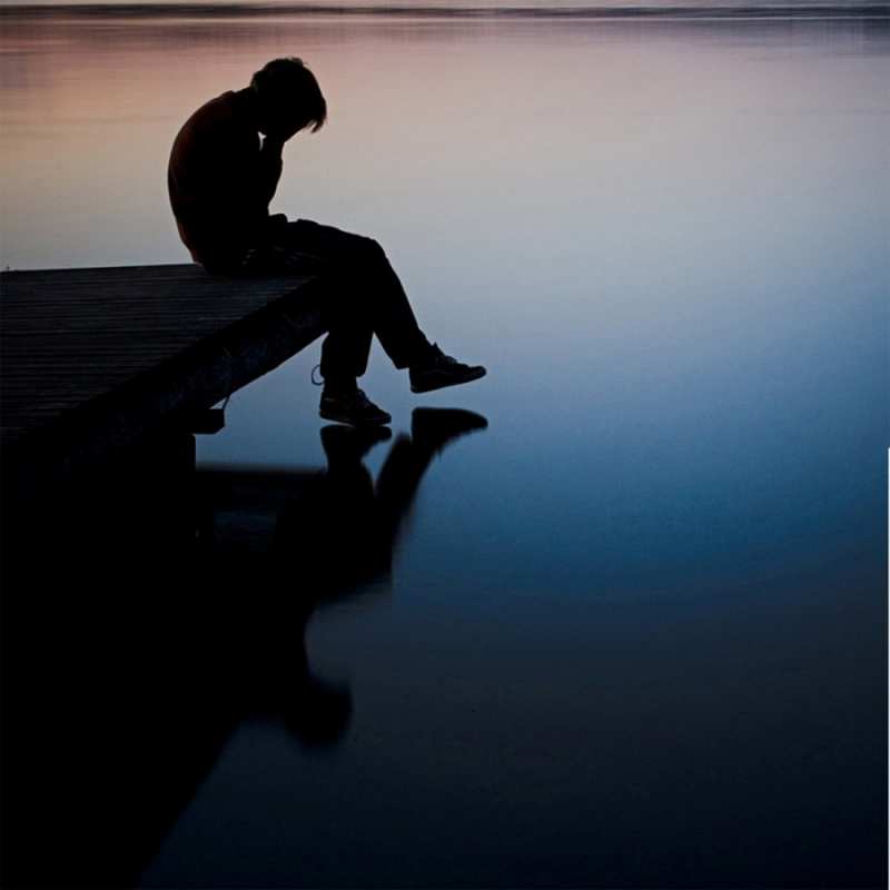 Открытка грусть  печаль  Ich vermisse dich 