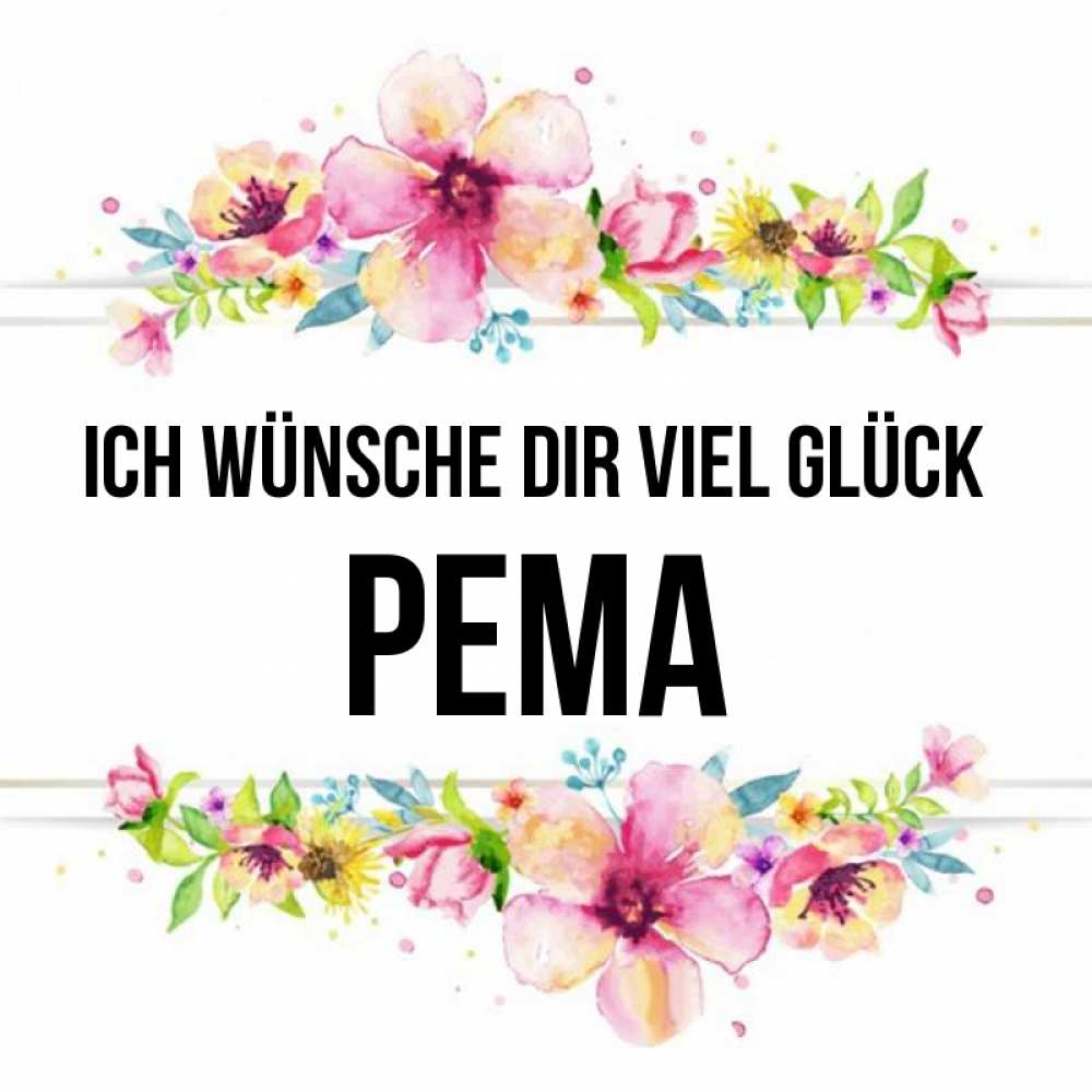 Открытка на каждый день с именем, Рема Ich wünsche dir viel Glück пусть повезет 1 Прикольная открытка с пожеланием онлайн скачать бесплатно 