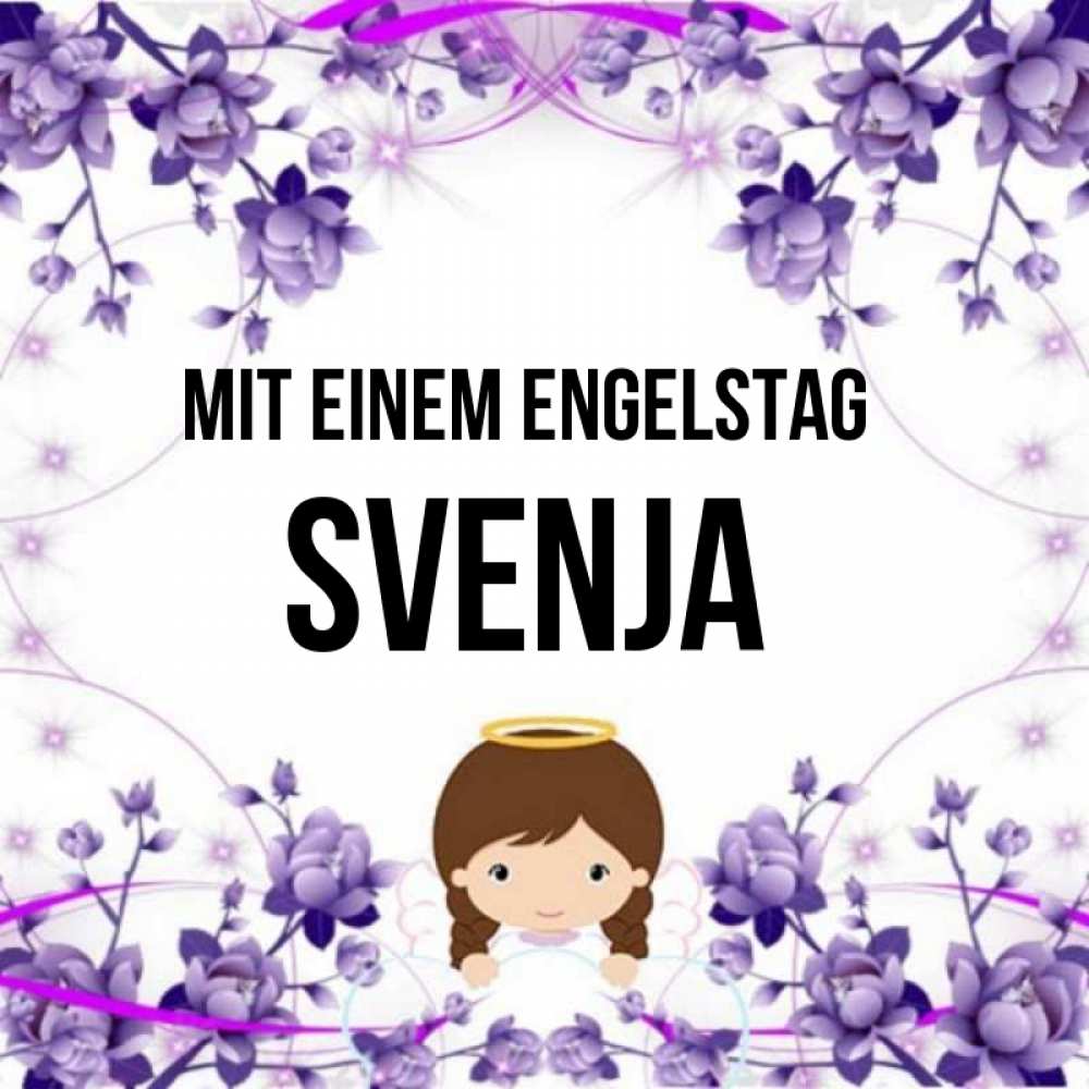 Картинка Mit einem Engelstag, Svenja