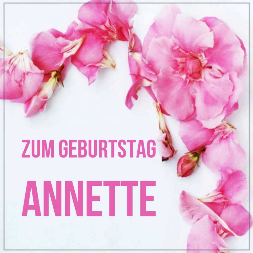 Картинка Zum Geburtstag, Annette
