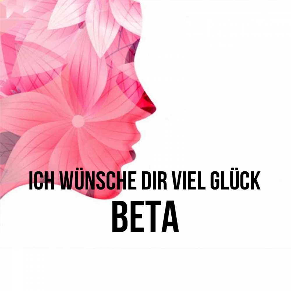 Открытка на каждый день с именем, Вета Ich wünsche dir viel Glück на удачу Прикольная открытка с пожеланием онлайн скачать бесплатно 